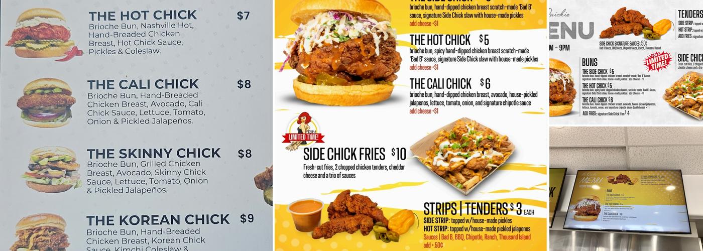 Side Chick - Chicken & Fries Menu