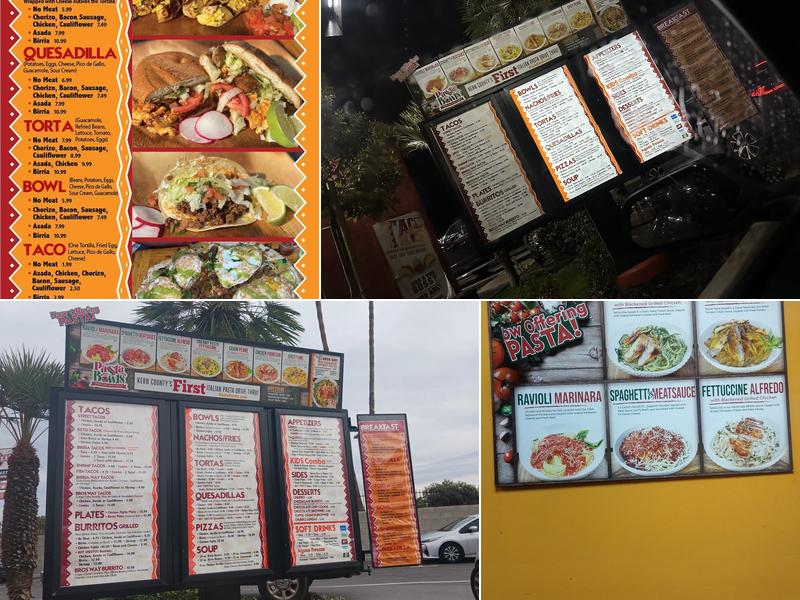 Taco Bros Menu