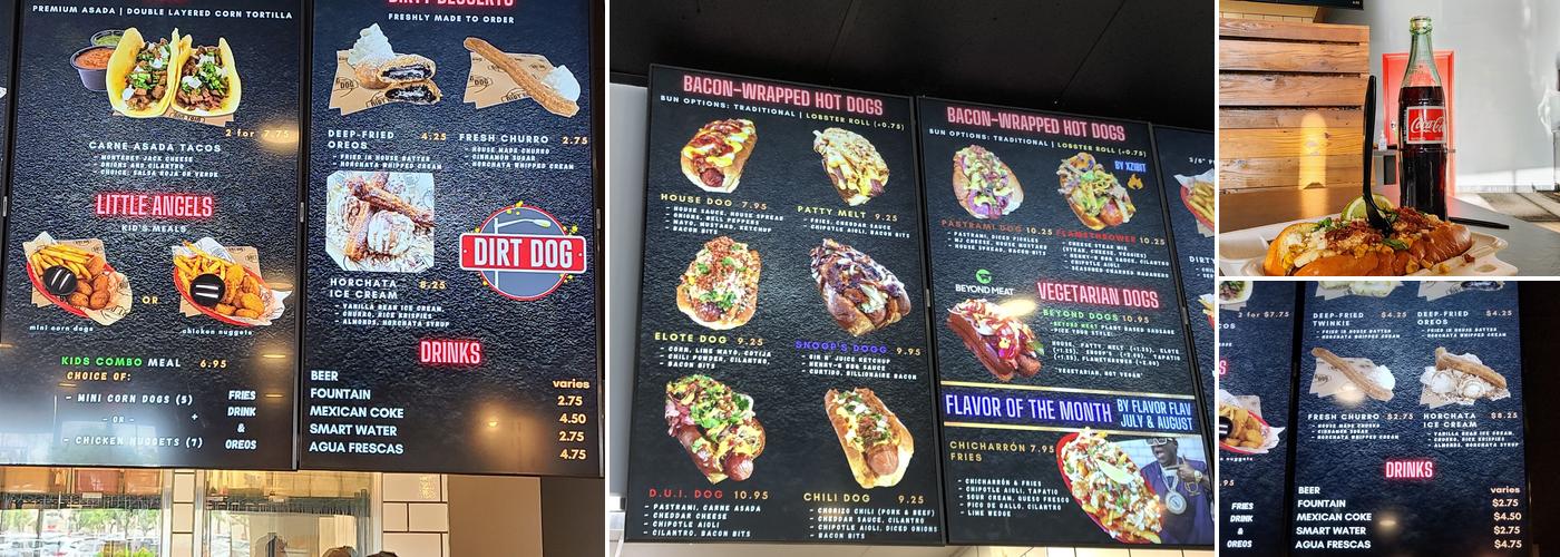 Dirt Dog Long Beach Menu