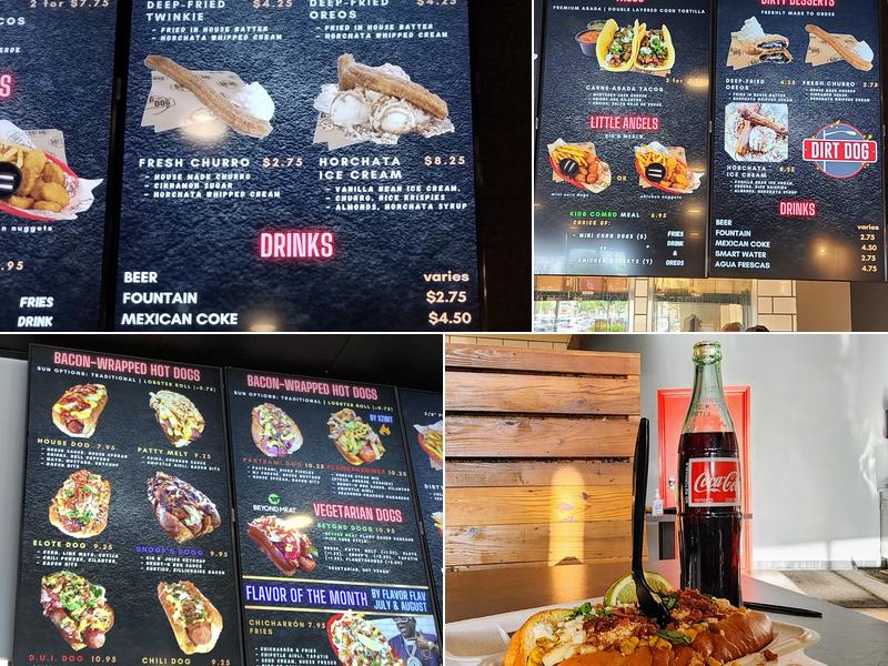 Dirt Dog Long Beach Menu