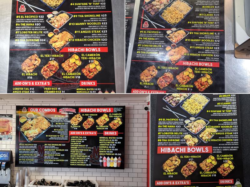 Mexihanas Hibachi Grill #2 Menu