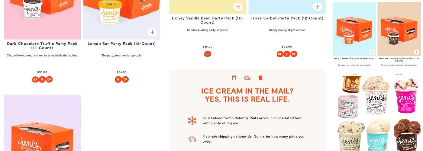 Jeni's Splendid Ice Creams Menu