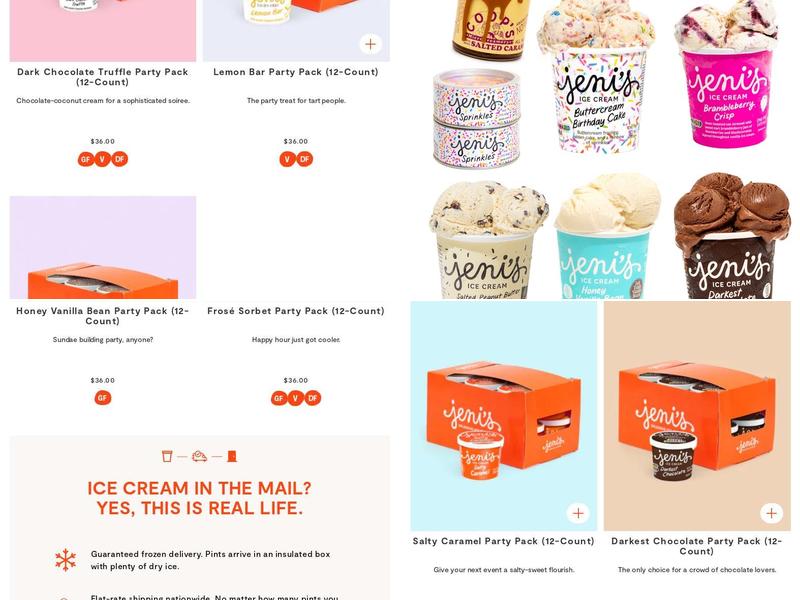 Jeni's Splendid Ice Creams Menu