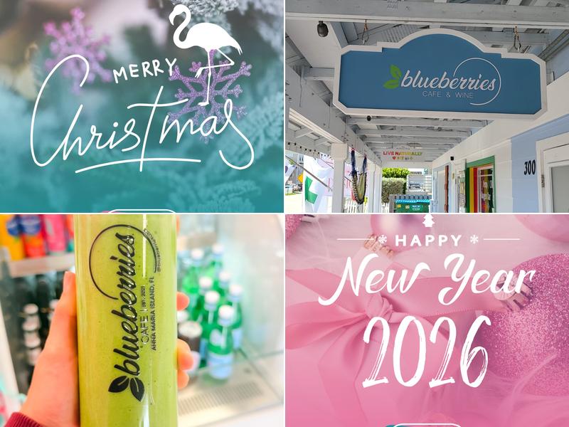 Blueberries Cafe & Wine 5337 Gulf Dr #300, Holmes Beach