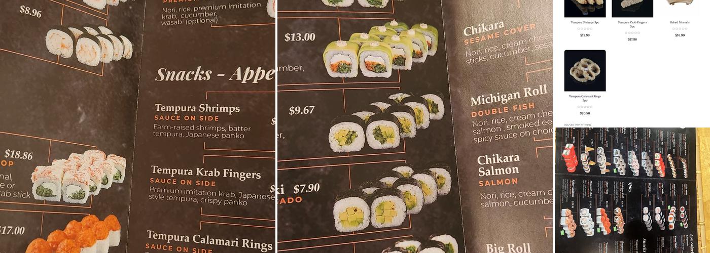 Sushi ZeY Menu
