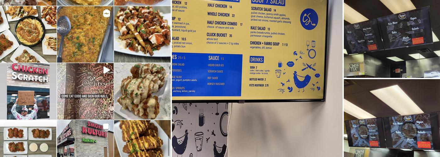 Chicken Scratch Menu