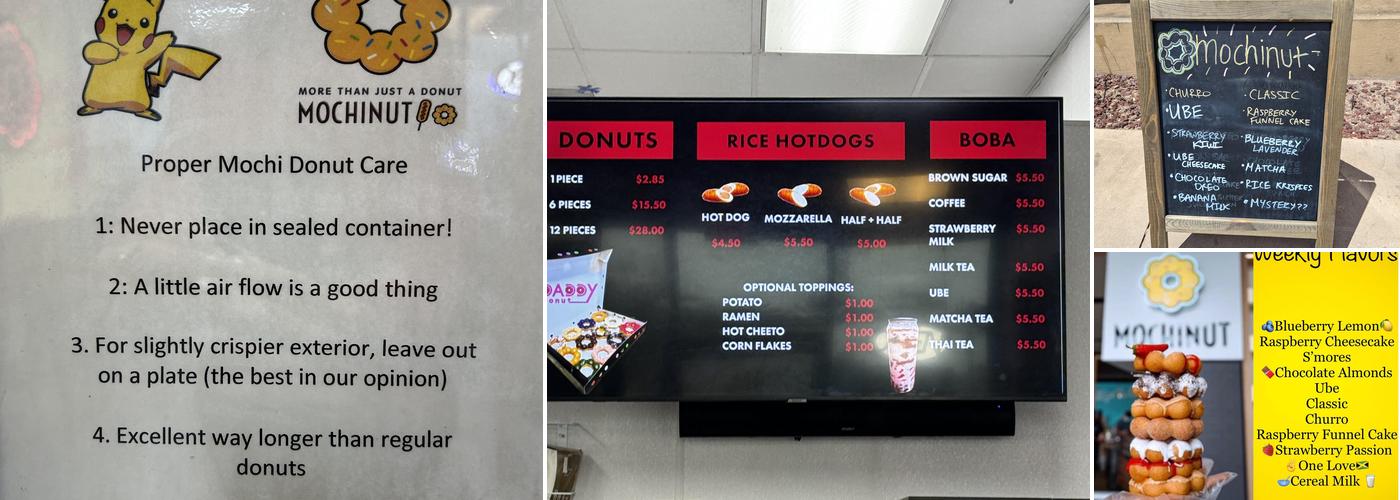 Daddy Donut Menu