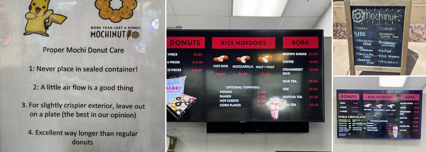 Daddy Donut Menu