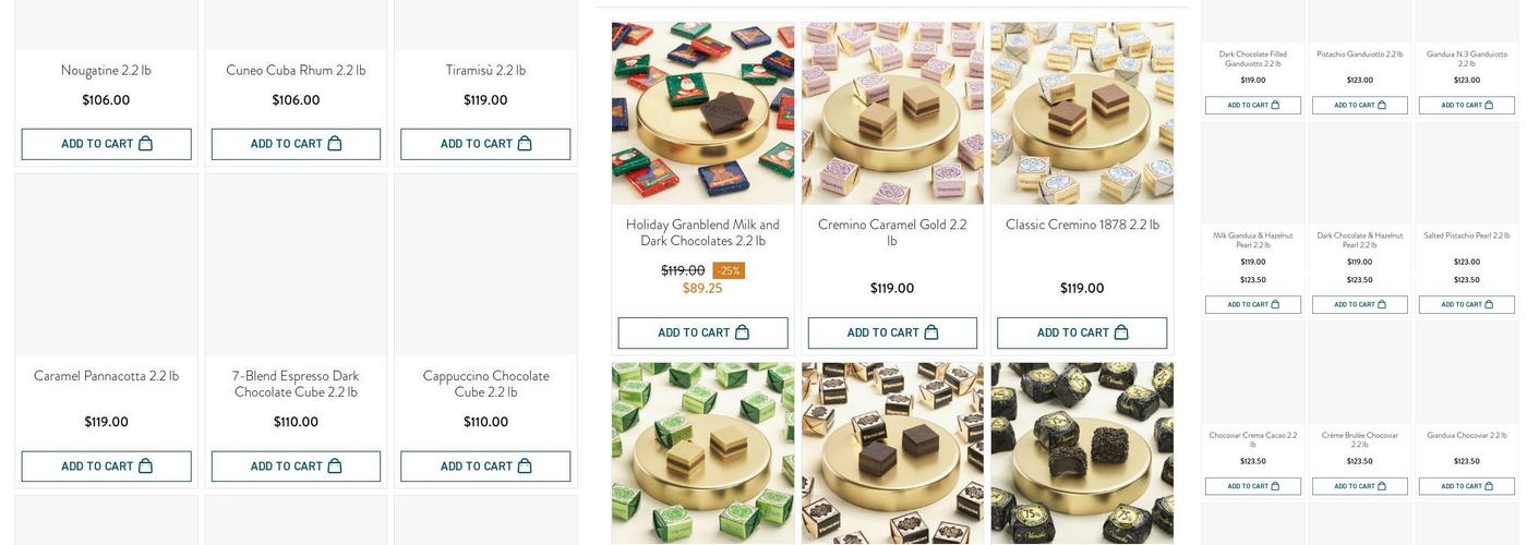 Venchi Chocolate Bleecker St Menu