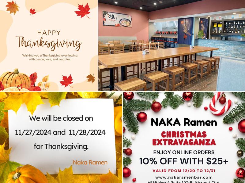 NAKA Ramen 4899 Hwy 6 Suite 102-B, Missouri City