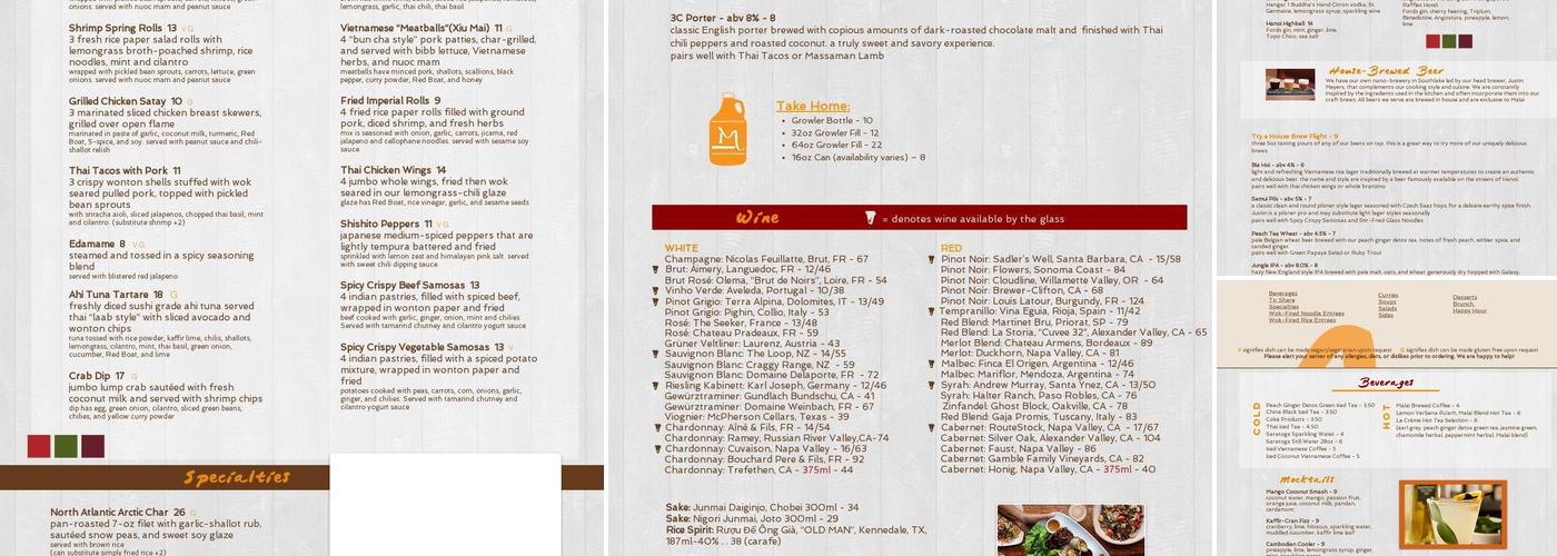 Malai Kitchen Menu