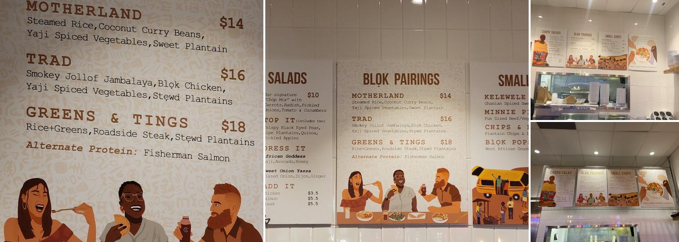 ChòpnBlọk Menu