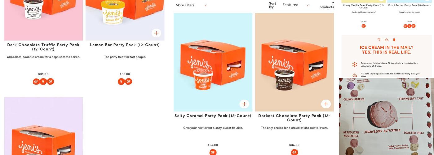 Jeni's Splendid Ice Creams Menu