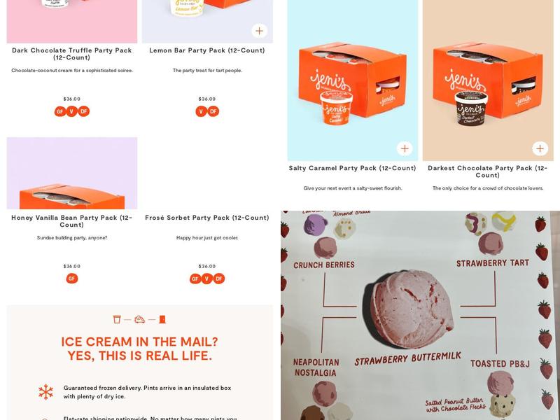 Jeni's Splendid Ice Creams Menu