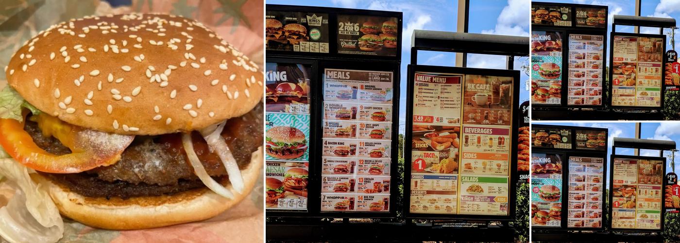 Burger King Menu