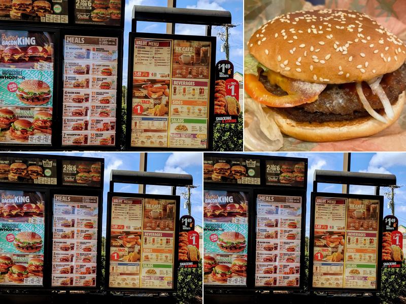 Burger King Menu