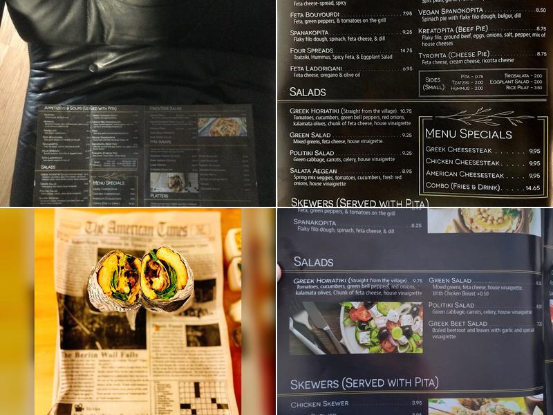 Souvlaki (Federal Hill) Menu