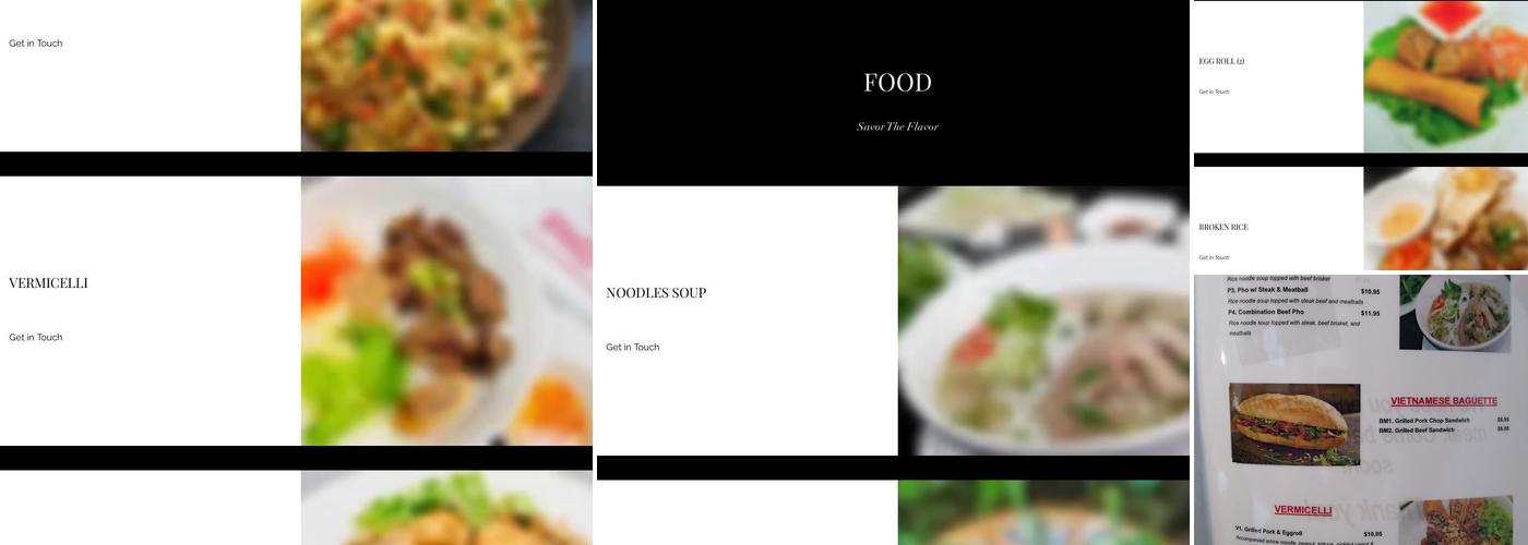 PHO 4U Menu