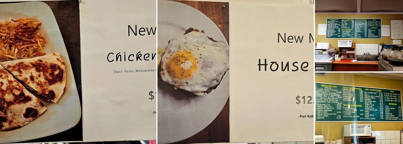 Port Kells Cafe Menu