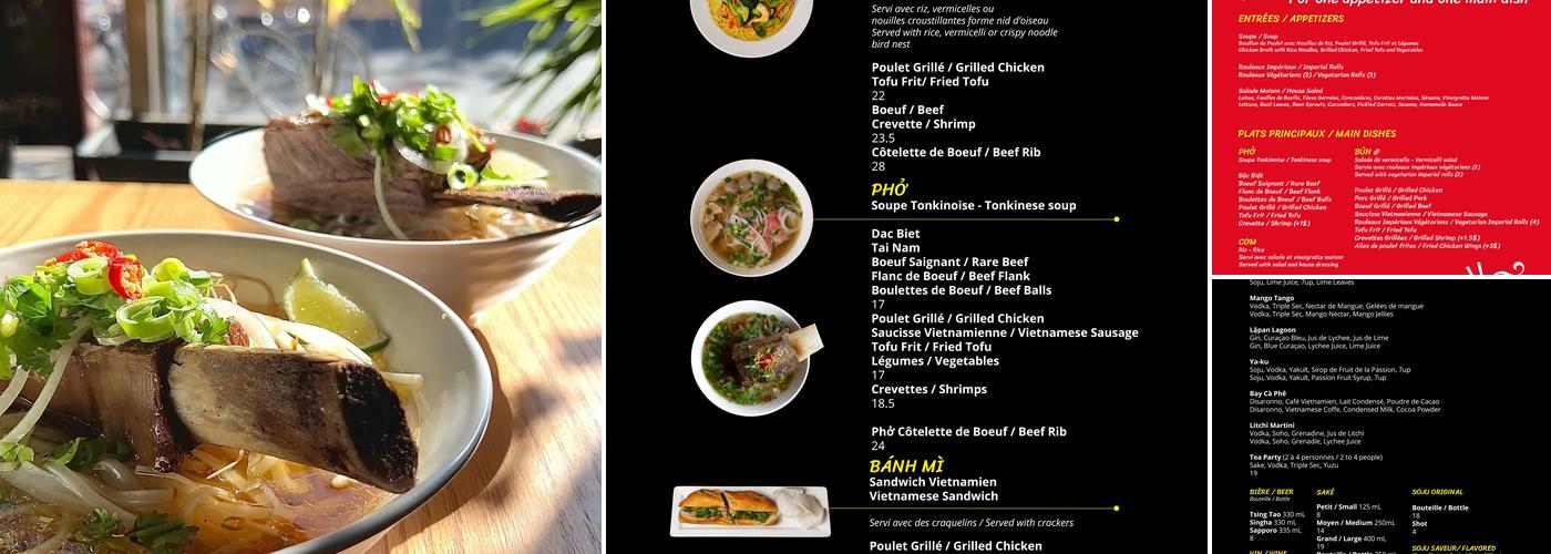 Le Bay Cà Phê Menu