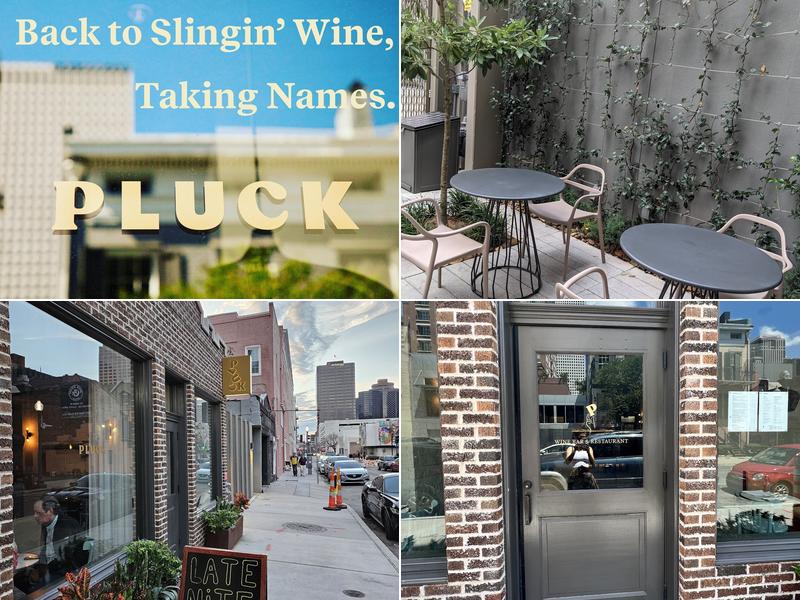Pluck Wine Bar & Restaurant 722 Girod St, New Orleans