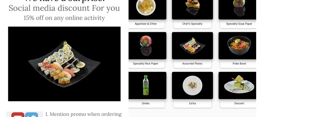 Sushi Sama (St-Lazare) Menu