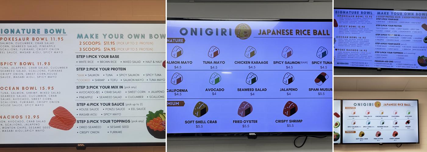 Pokesaur Menu