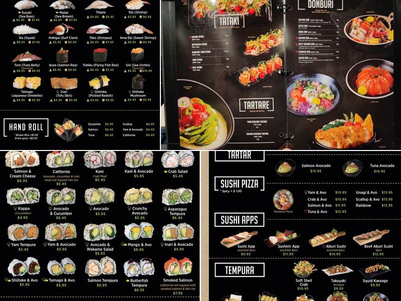 KIBO Sushi House - Leslie Menu