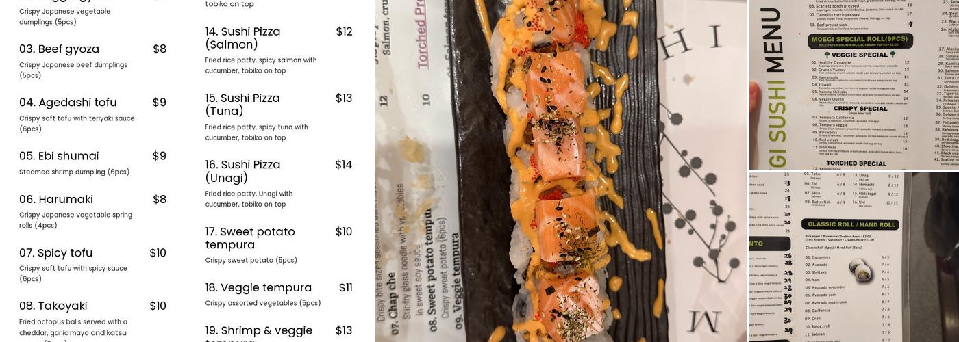 MOEGI SUSHI Menu