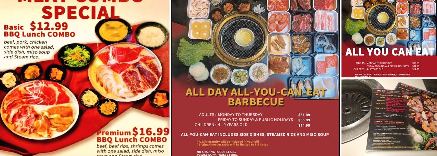 Korean Grill House Menu