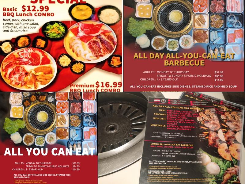 Korean Grill House Menu