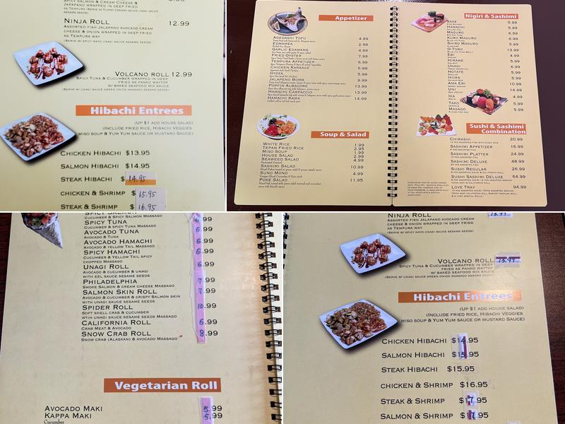 Sushi Star Menu