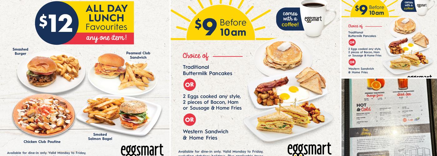 Eggsmart Menu