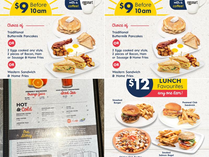 Eggsmart Menu