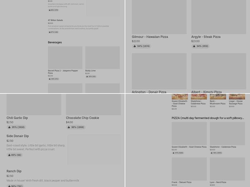 Pizza Nerds (Centretown) Menu