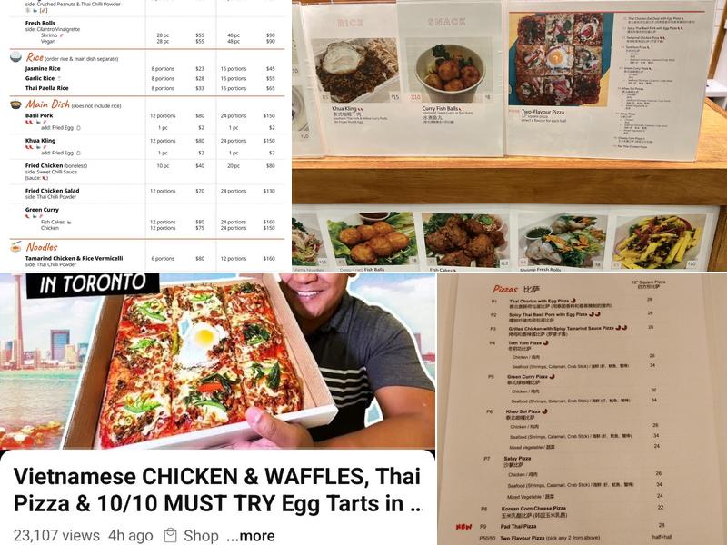 SOI Snacks Menu