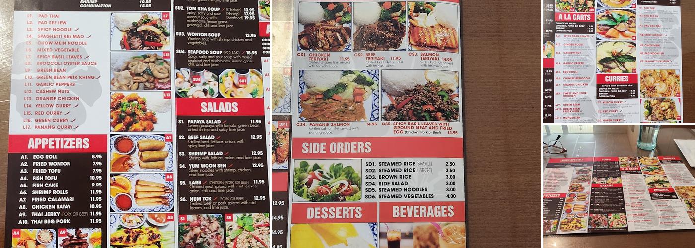 Chaba Menu