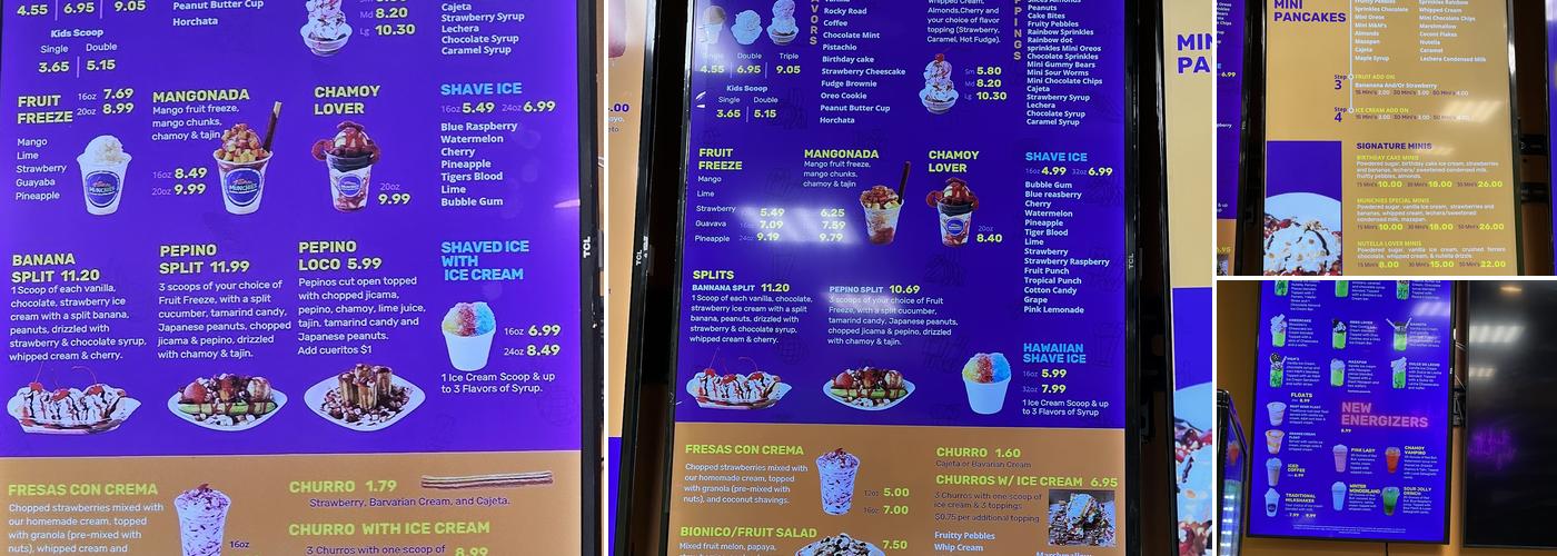 FLORES MUNCHIES Menu
