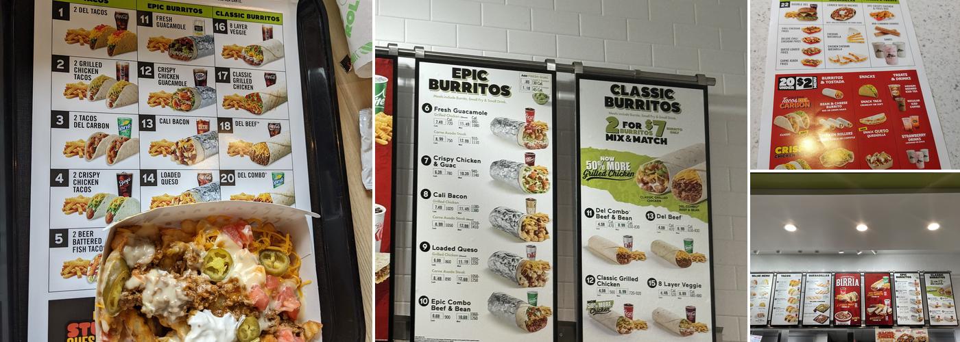 Del Taco Menu