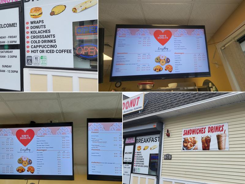Kim’s Donuts Menu
