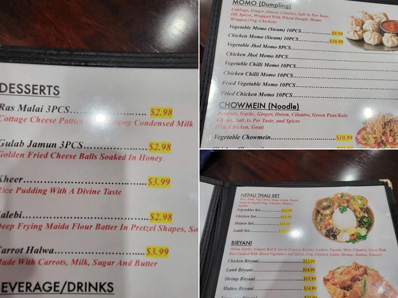 Karki Restaurant & Bar Menu