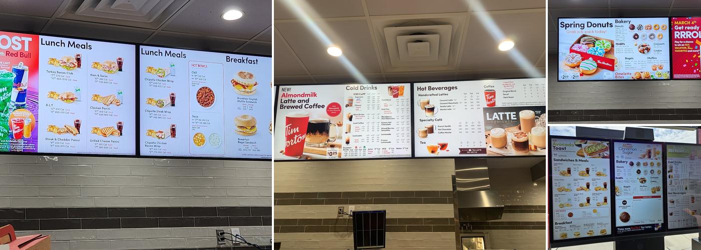 Tim Hortons Menu