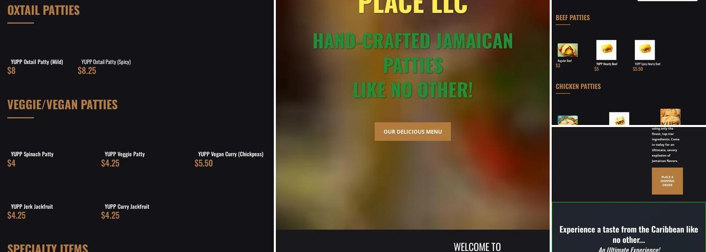 Your Ultimate Patty Place (Y.U.P.P.) Menu