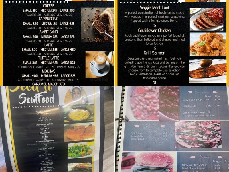 Seed to Soul Food Menu