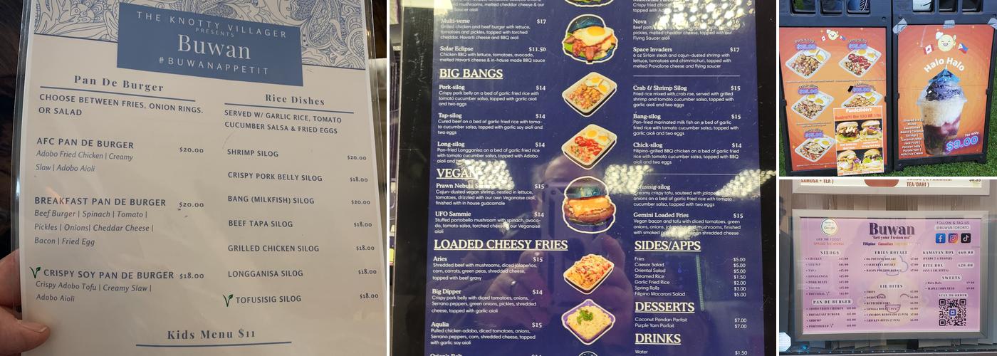 Buwan Menu