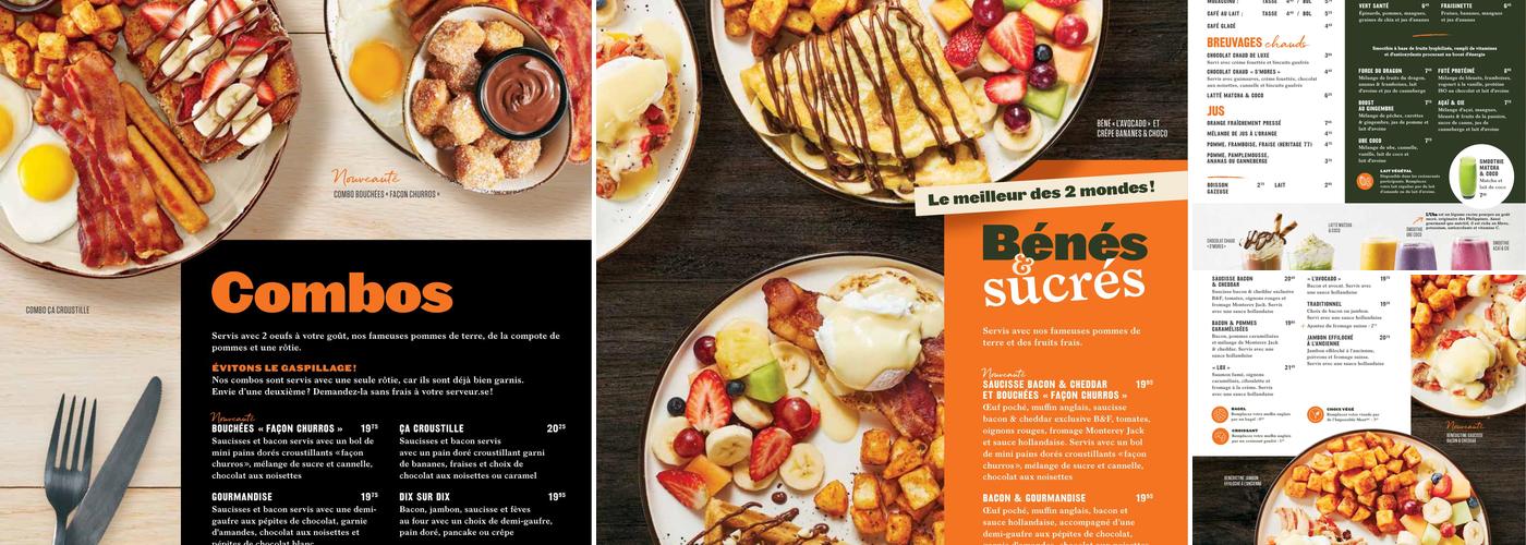 Ben & Florentine Menu