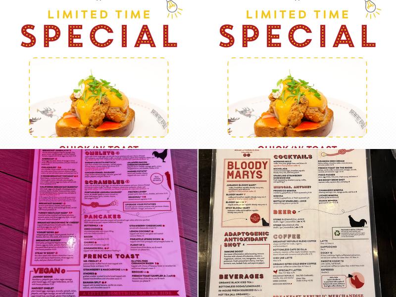 Breakfast Republic Menu