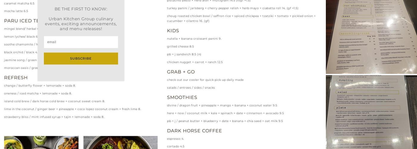 ARTIFACT at Mingei Menu