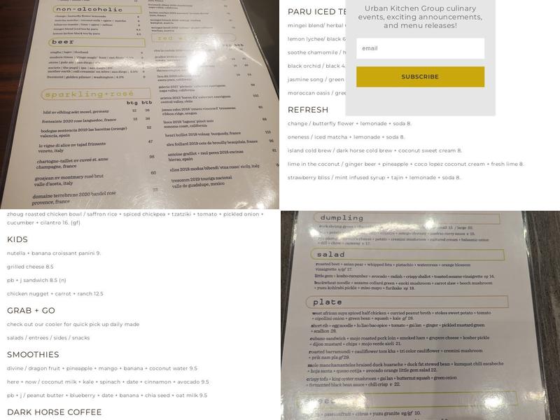 ARTIFACT at Mingei Menu