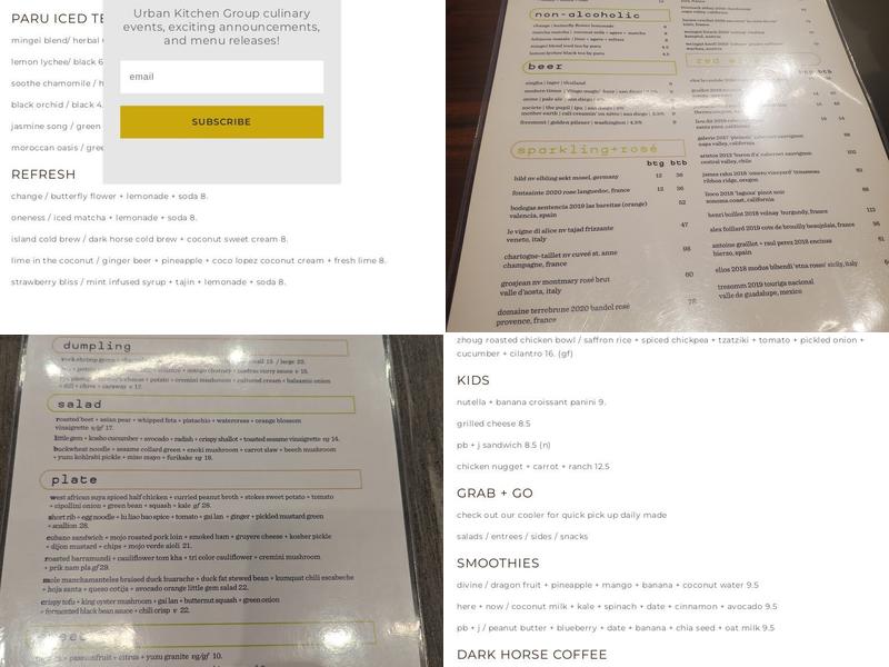 ARTIFACT at Mingei Menu